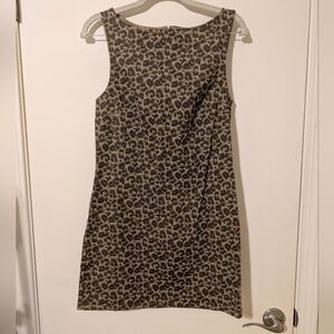 NWT Leopard Print Sleeveless Dress